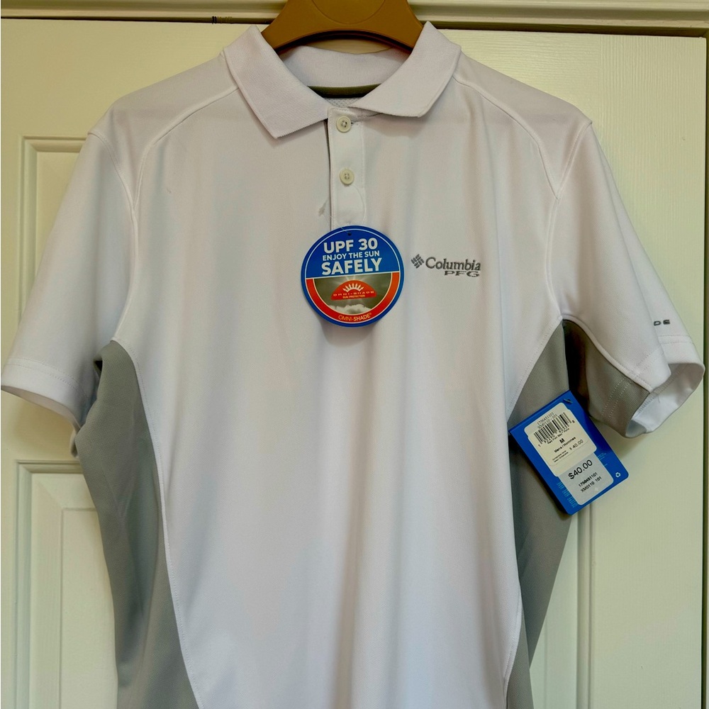 Men’s Columbia performance polo, size medium